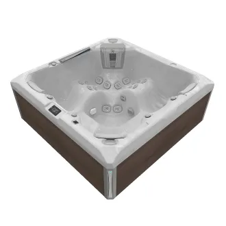 Wellis Makalu Peak Life Deluxe Whirlpool, WELLIS Wannenfarbe / Aussenverkleidung: STERLING SILVER / GRAPHITE BROWN
