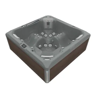 Wellis Makalu Peak Life Deluxe Whirlpool, WELLIS Wannenfarbe / Aussenverkleidung: THUNDER GREY / GRAPHITE BROWN