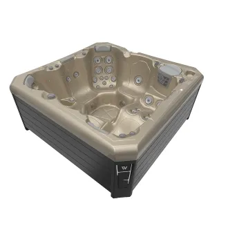 Wellis Malaga Citylife Whirlpool, WELLIS Wannenfarbe / Aussenverkleidung: CHAMPAGNE / GRAU