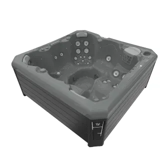 Wellis Malaga Citylife Whirlpool, WELLIS Wannenfarbe / Aussenverkleidung: THUNDER GREY / GRAU