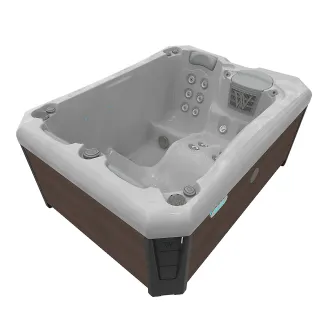 Wellis Manhattan Citylife Whirlpool, WELLIS Wannenfarbe / Aussenverkleidung: STERLING SILVER / GRAPHITE BROWN