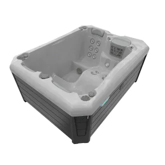 Wellis Manhattan Citylife Whirlpool, WELLIS Wannenfarbe / Aussenverkleidung: STERLING SILVER / GRAU