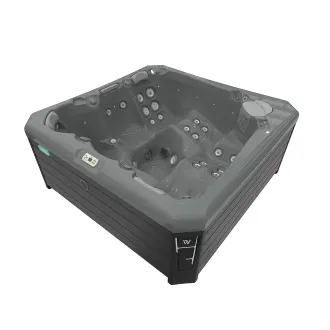 Wellis Palermo Citylife Whirlpool, WELLIS Wannenfarbe / Aussenverkleidung: THUNDER GREY / GRAU