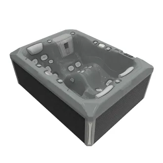 Wellis Teide Peak Life Deluxe Whirlpool, WELLIS Wannenfarbe / Aussenverkleidung: THUNDER GREY / GRAU