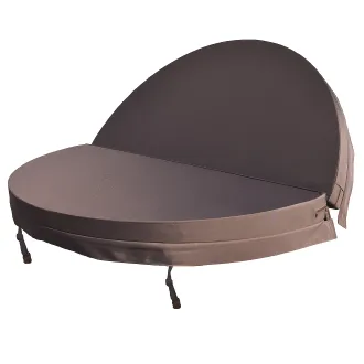 THERMOCOVER round spa 200cm- Durchmesser 200cm, Thermocover: WEATHER-SHIELD BRAUN