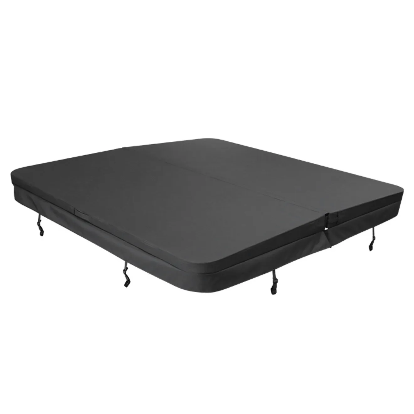Weather Shield Thermocover dunkel-grau 218cm x 206cm - Radius: 20cm Spacover Altamar Spa Cover - Sundance Spas