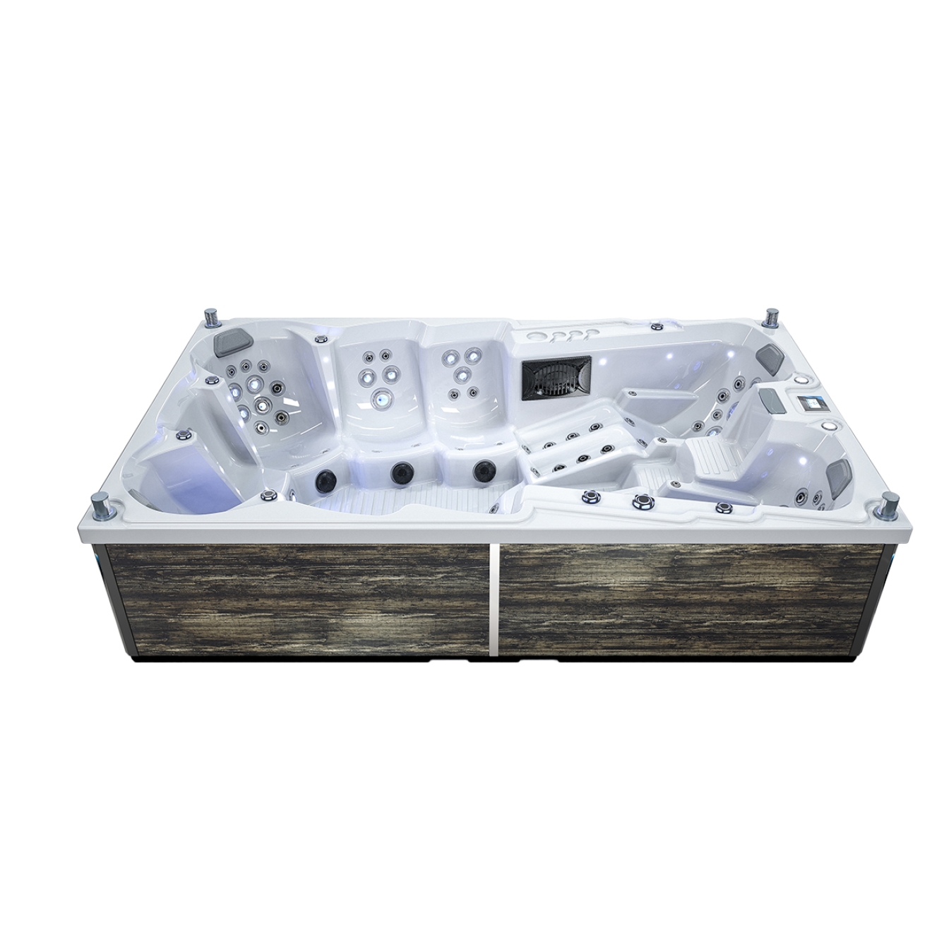 Whirlpool Wannefarbe: Sterlingsilver -