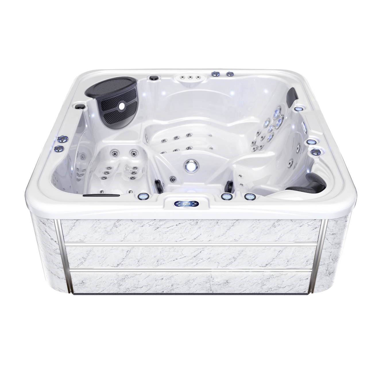 Gartenwhirlpool POLAR ZR801 - 230cmx230cm - Premium Whirlpool
