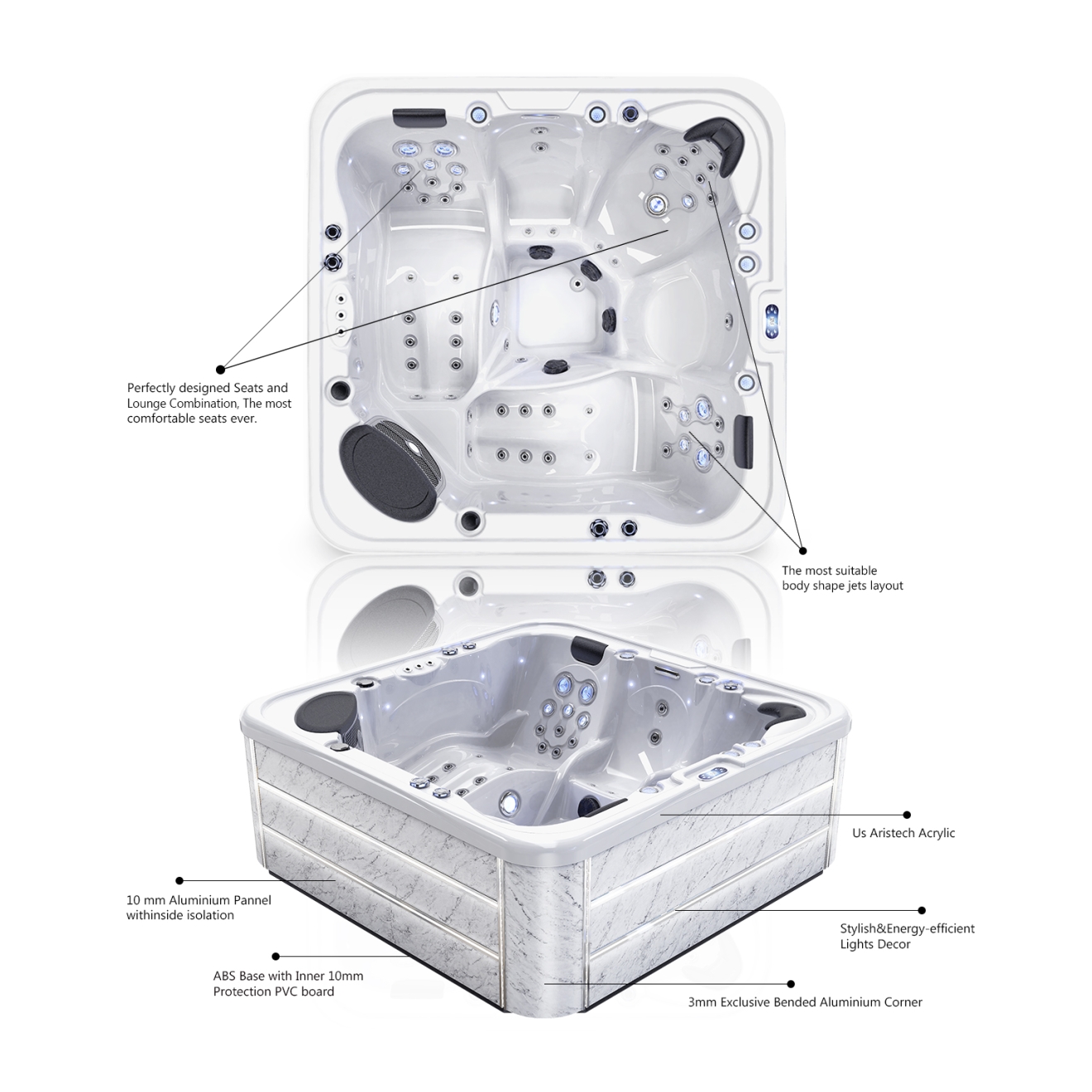 WHIRLPOOL ZR802 - Garten Whirlpool - Outdoor Whirlpool Testsieger