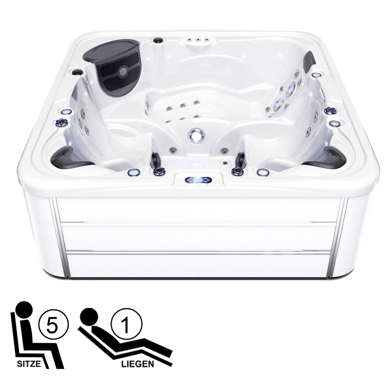 WHIRLPOOL ZR802 - Garten Whirlpool - Outdoor Whirlpool Testsieger