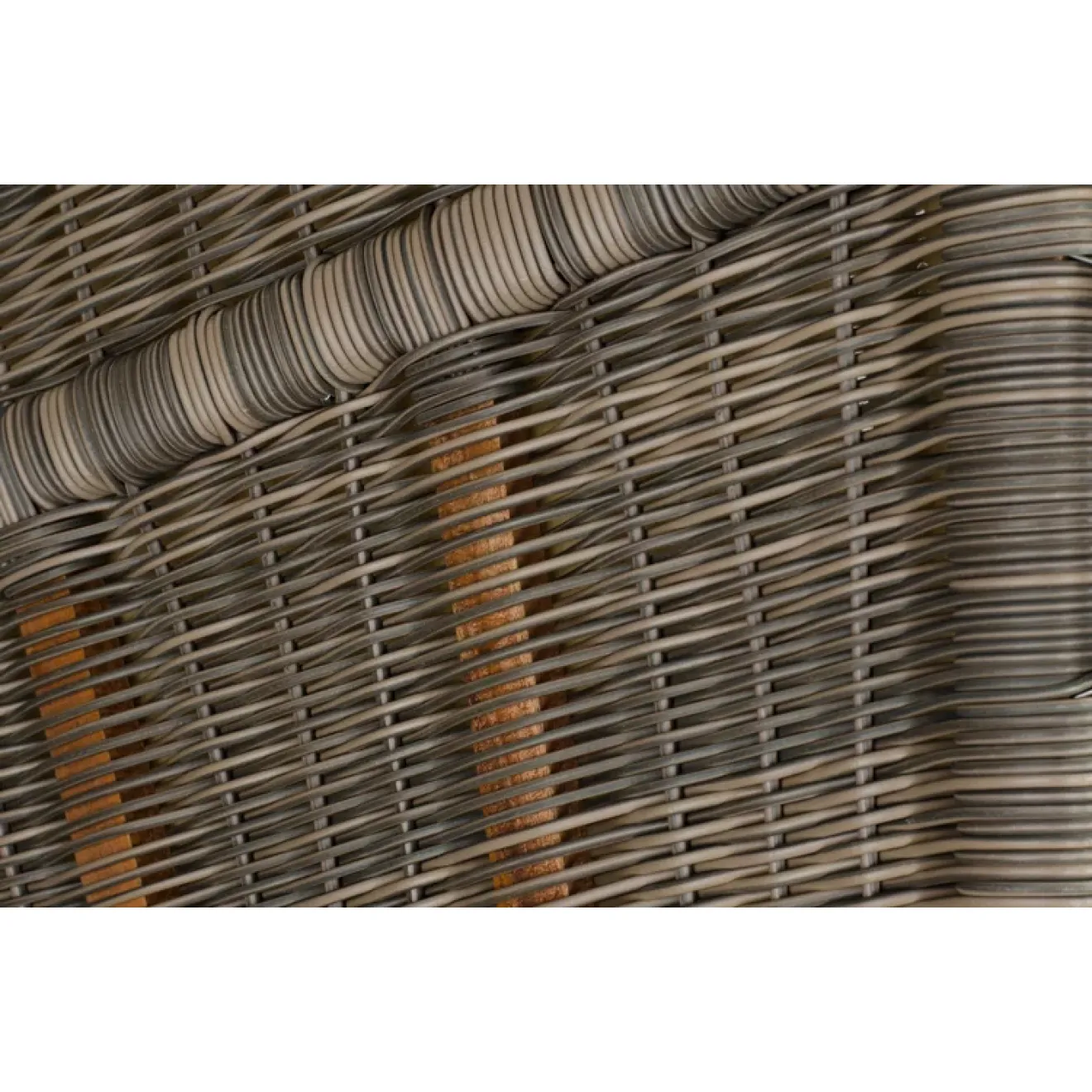 Strandkorb Single 80cm - MAHAGONI HOLZ Grey