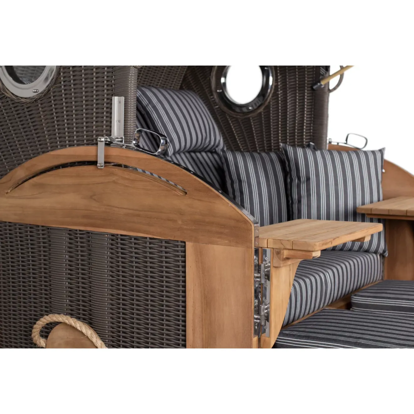 Strandkorb Sylt Teak 2.5 XXL - Premiumqualität