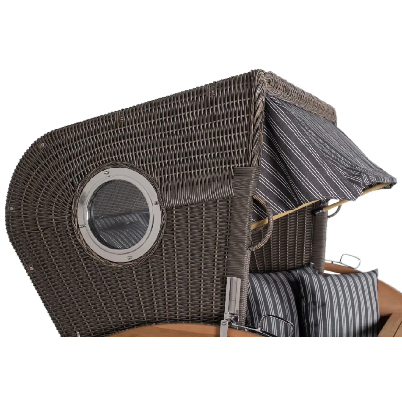 Strandkorb Sylt Teak 2.5 XXL - Premiumqualität