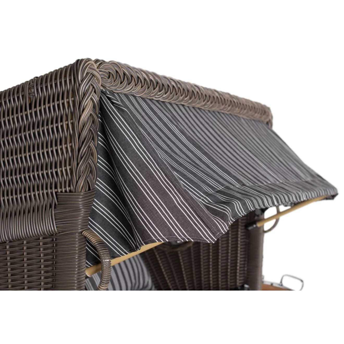 Strandkorb Sylt Teak 2.5 XXL - Premiumqualität