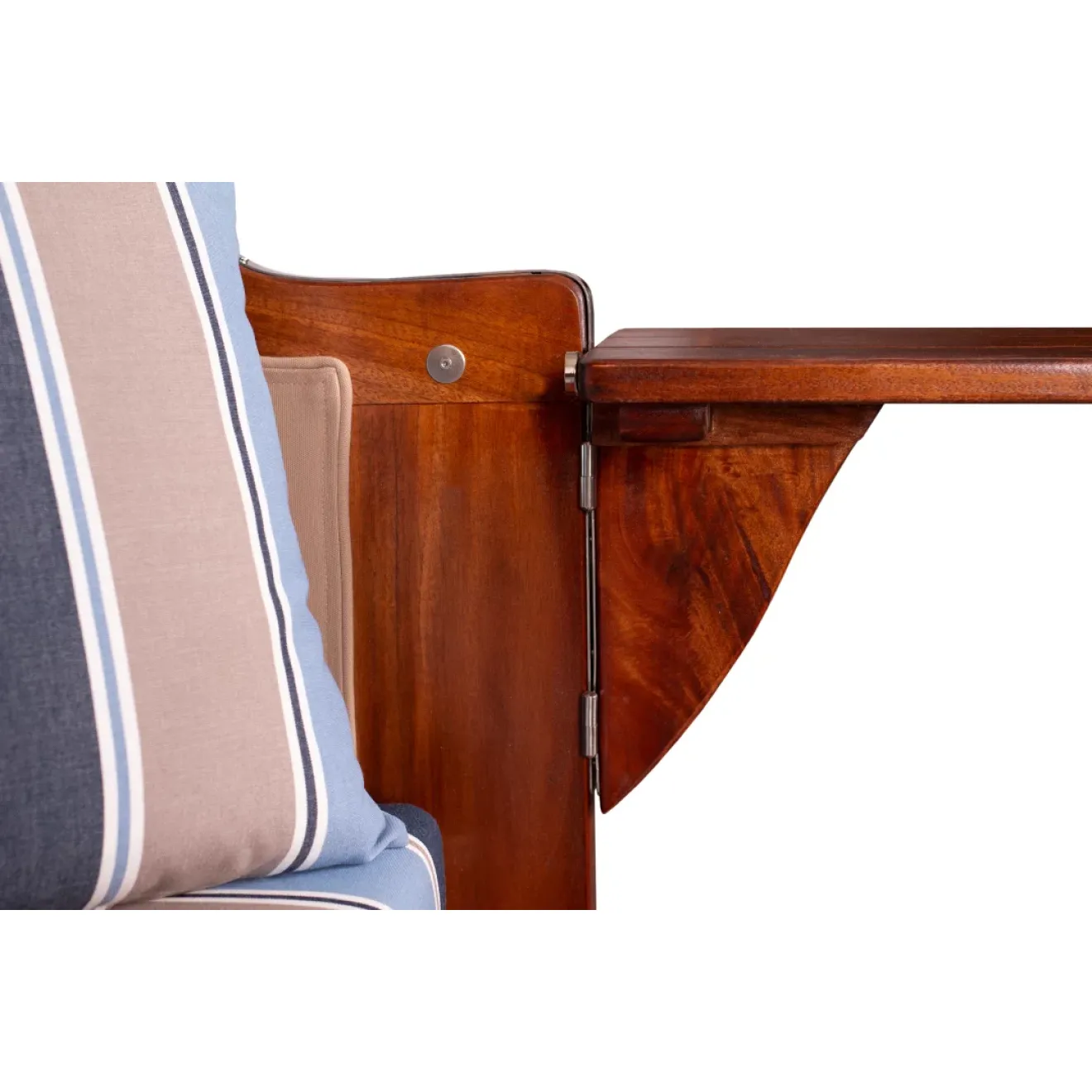 Strandkorb - MAHAGONI HOLZ Grey