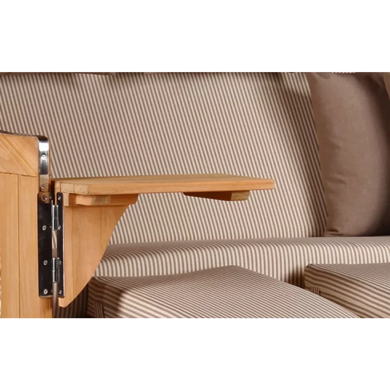 Strandkorb Teak 3er XXL - Premiumqualität