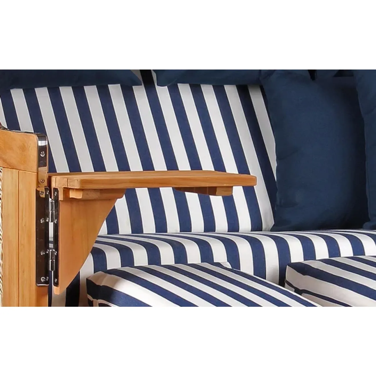 Strandkorb Teak 3er XXL - Premiumqualität