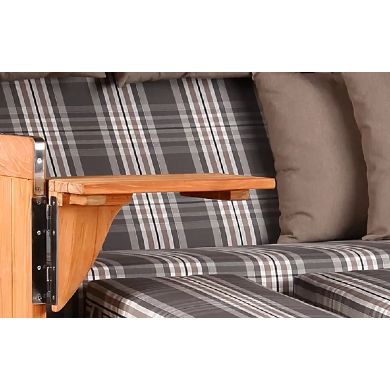 Strandkorb Teak 3er XXL - Premiumqualität