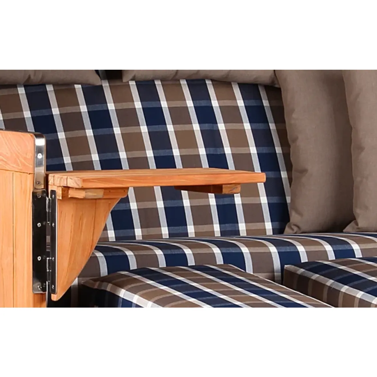 Strandkorb Teak 3er XXL - Premiumqualität