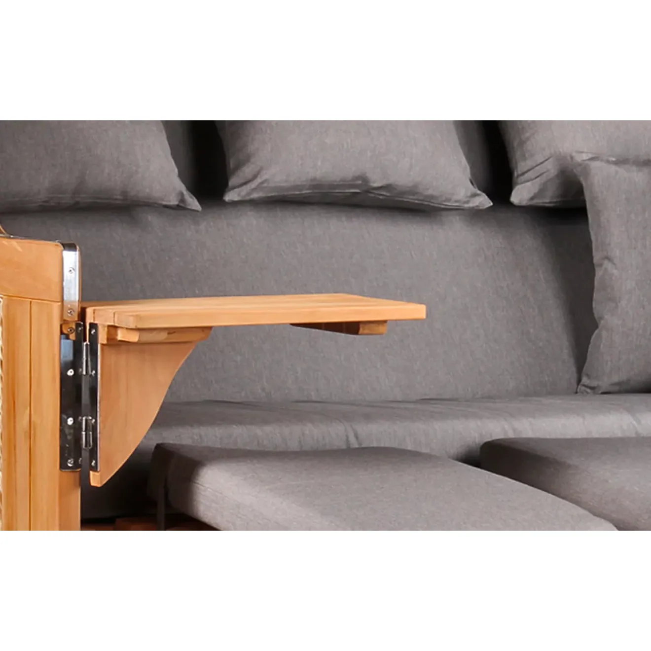 Strandkorb Teak 3er XXL - Premiumqualität
