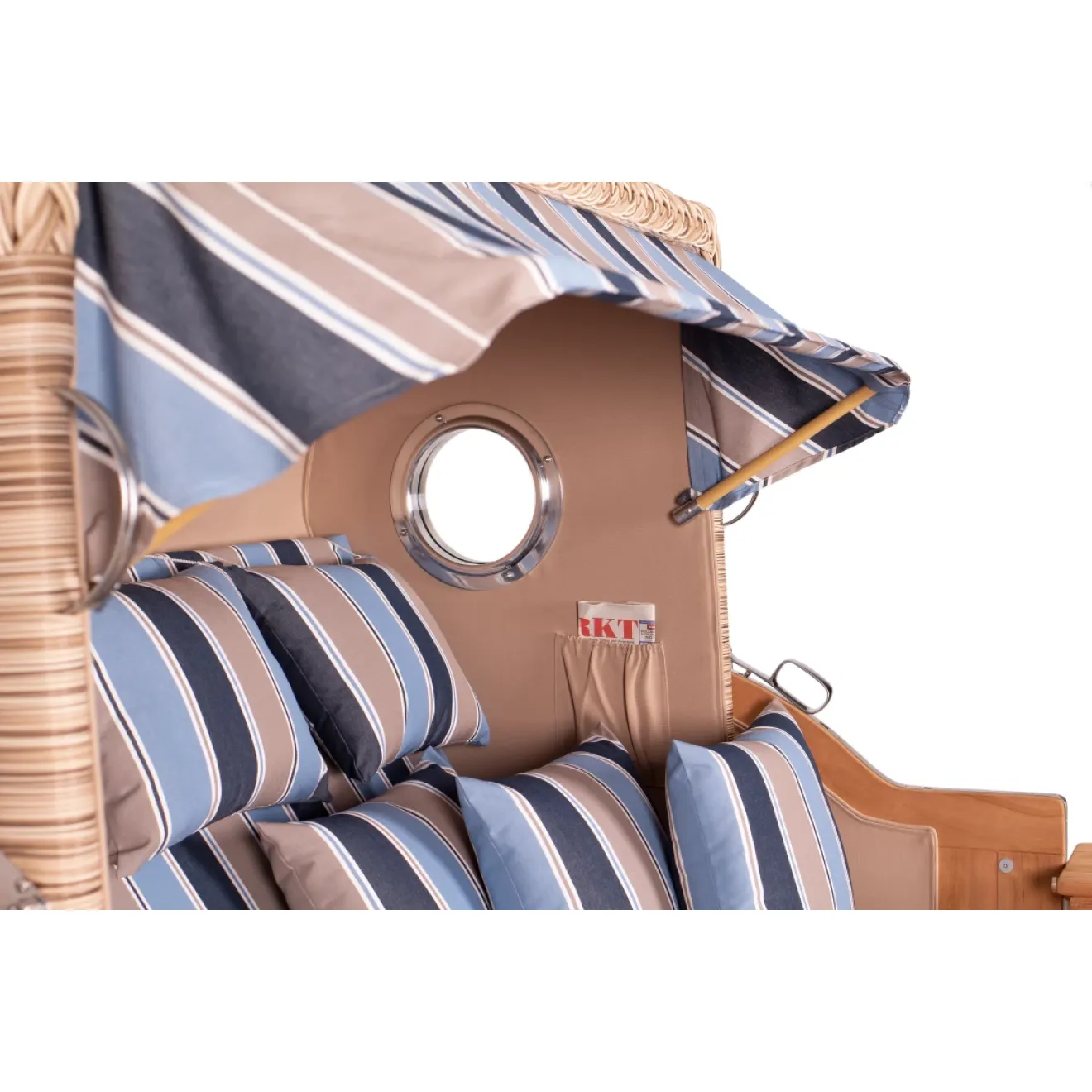 Strandkorb Teak 3er XXL - Premiumqualität