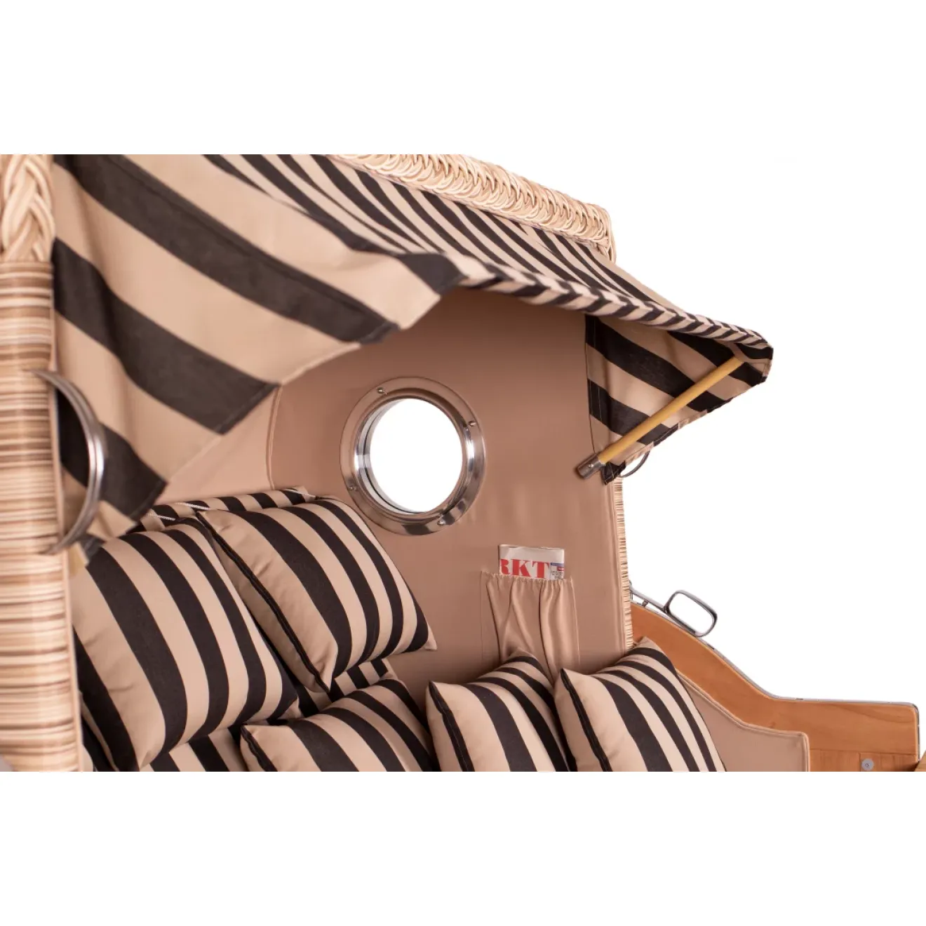 Strandkorb Teak 3er XXL - Premiumqualität