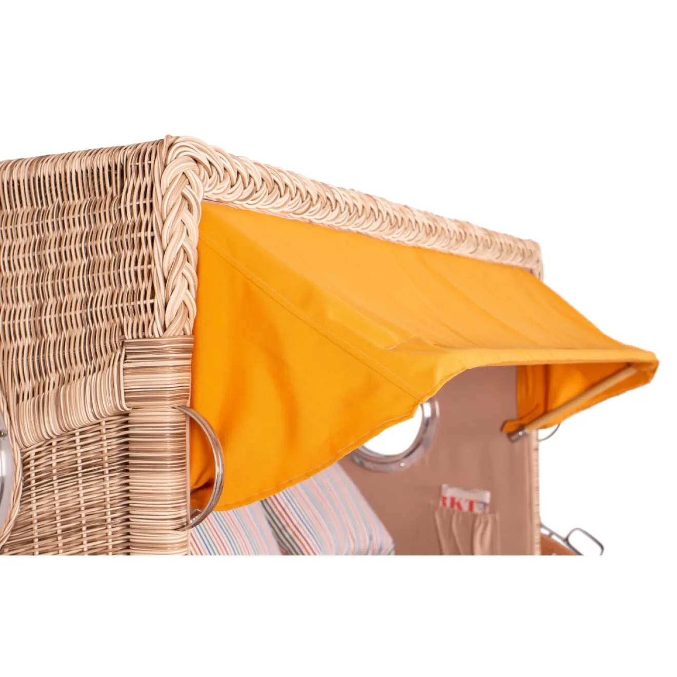 Strandkorb Teak 3er XXL - Premiumqualität