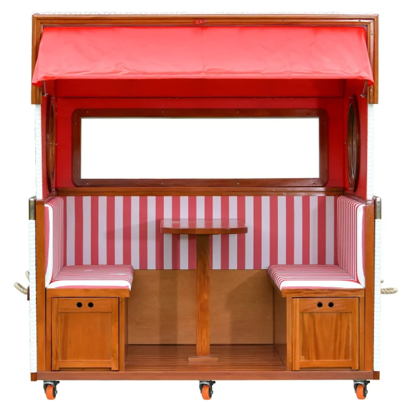 Strandkorb TeaSTRANDKOERB6 Personen Lounge Strandkorb - perfekt für Gastro - Messe und PrivatE/MR_DEKO/BALTIKUM/fehlt.pngk 3er XXL - Premiumqualität