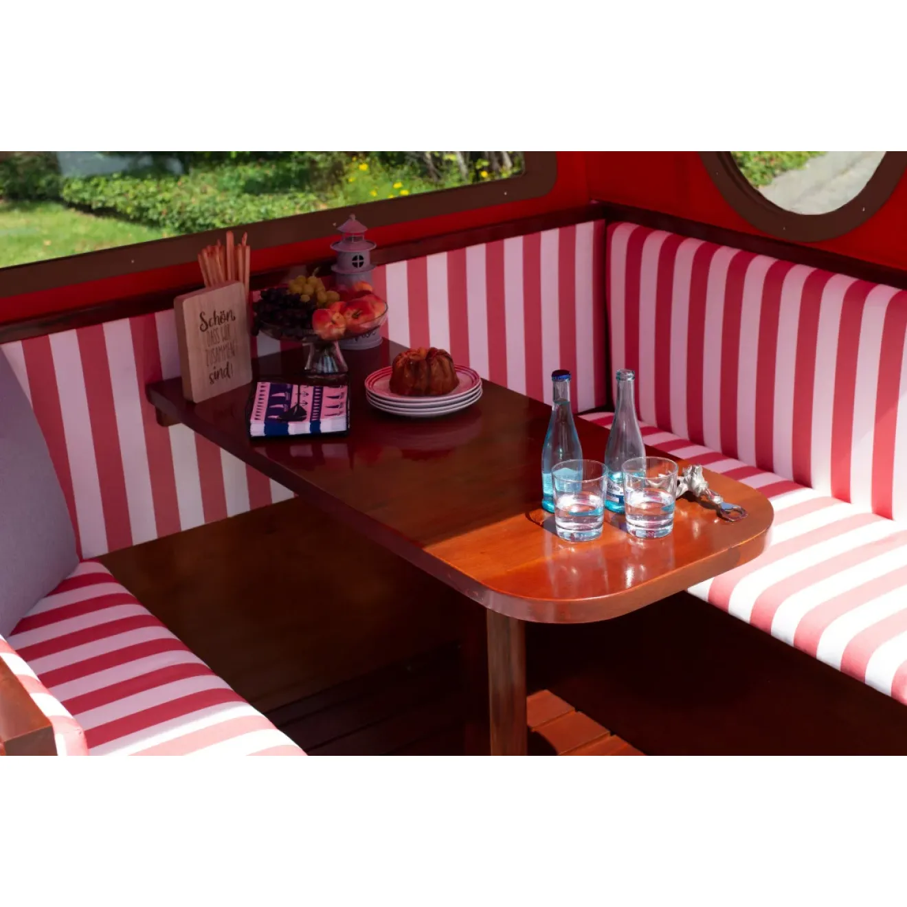 StrandkorSTRANDKOERBE/MR_DEK6 Personen Lounge Strandkorb - perfekt für Gastro - Messe und PrivatO/BALTIKUM/fehlt.pngb Teak 3er XXL - Premiumqualität