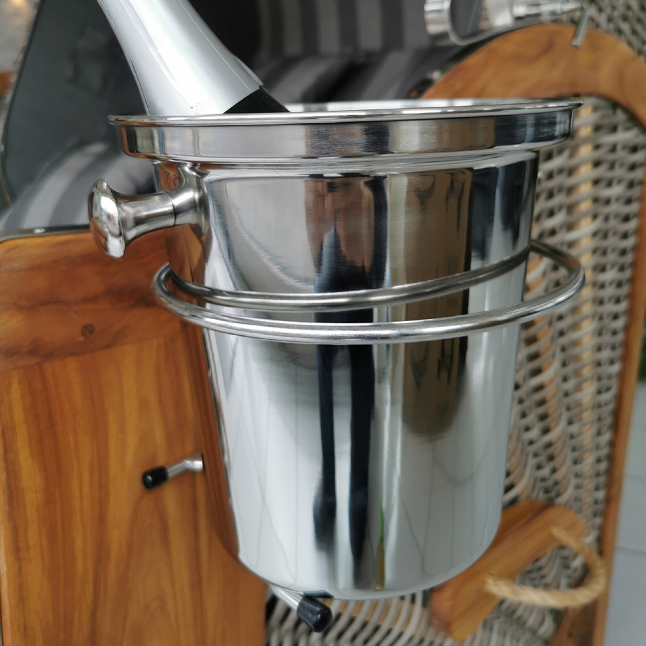 Sektkübel Champagne Halter Strandkorb