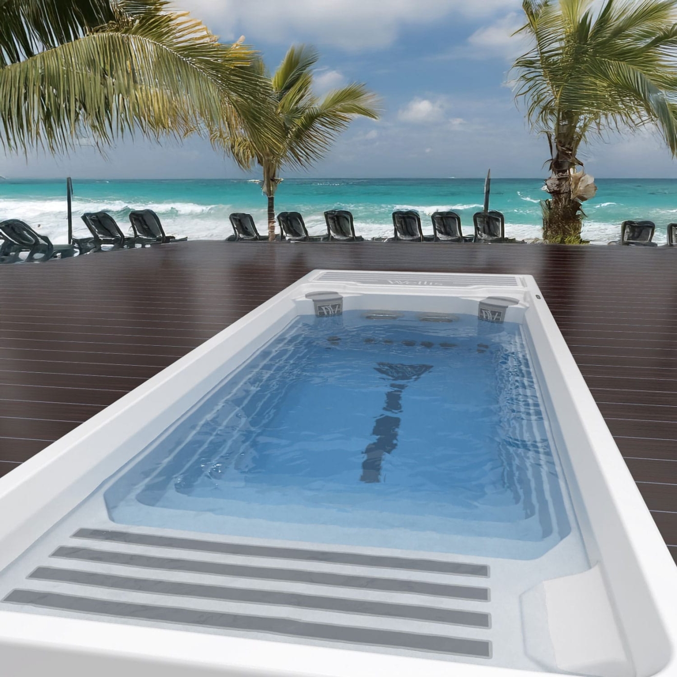 Beach Club Deluxe Ice White