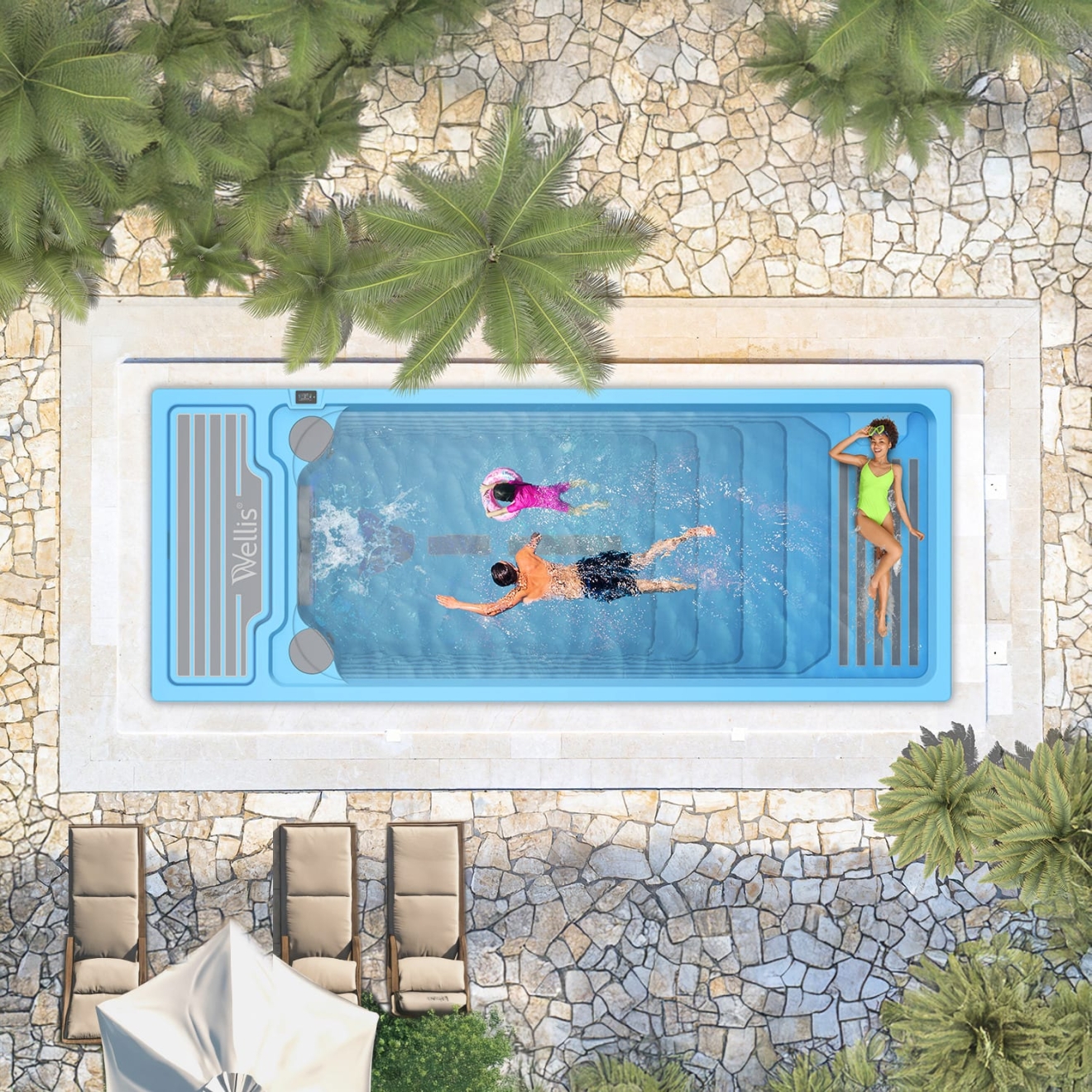 Beach Club Deluxe Sky Blue