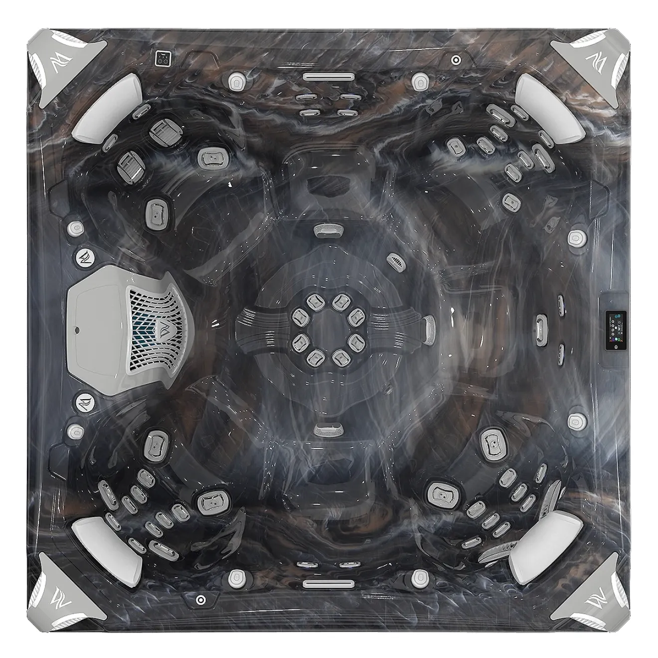 Wellis Whirlpool ELBRUS Deluxe Life aus der Life Line Serie - 7 Sitze für perfekte Aussicht