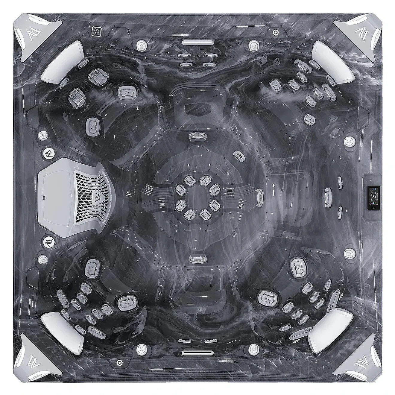 Wellis Whirlpool ELBRUS Deluxe Life aus der Life Line Serie - 7 Sitze für perfekte Aussicht