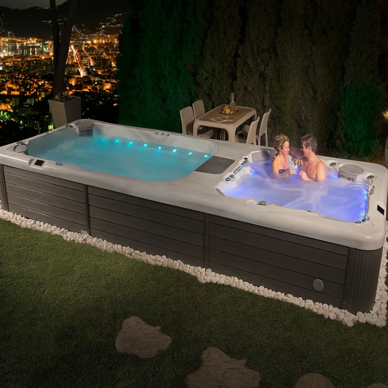 Wellis Swimspa Rio Grande versenkt
