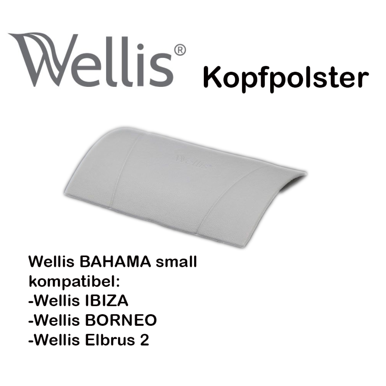 Wellis Whirlpool Kopfpolster AF00030 Bahama Ibiza Borneo Elbrus