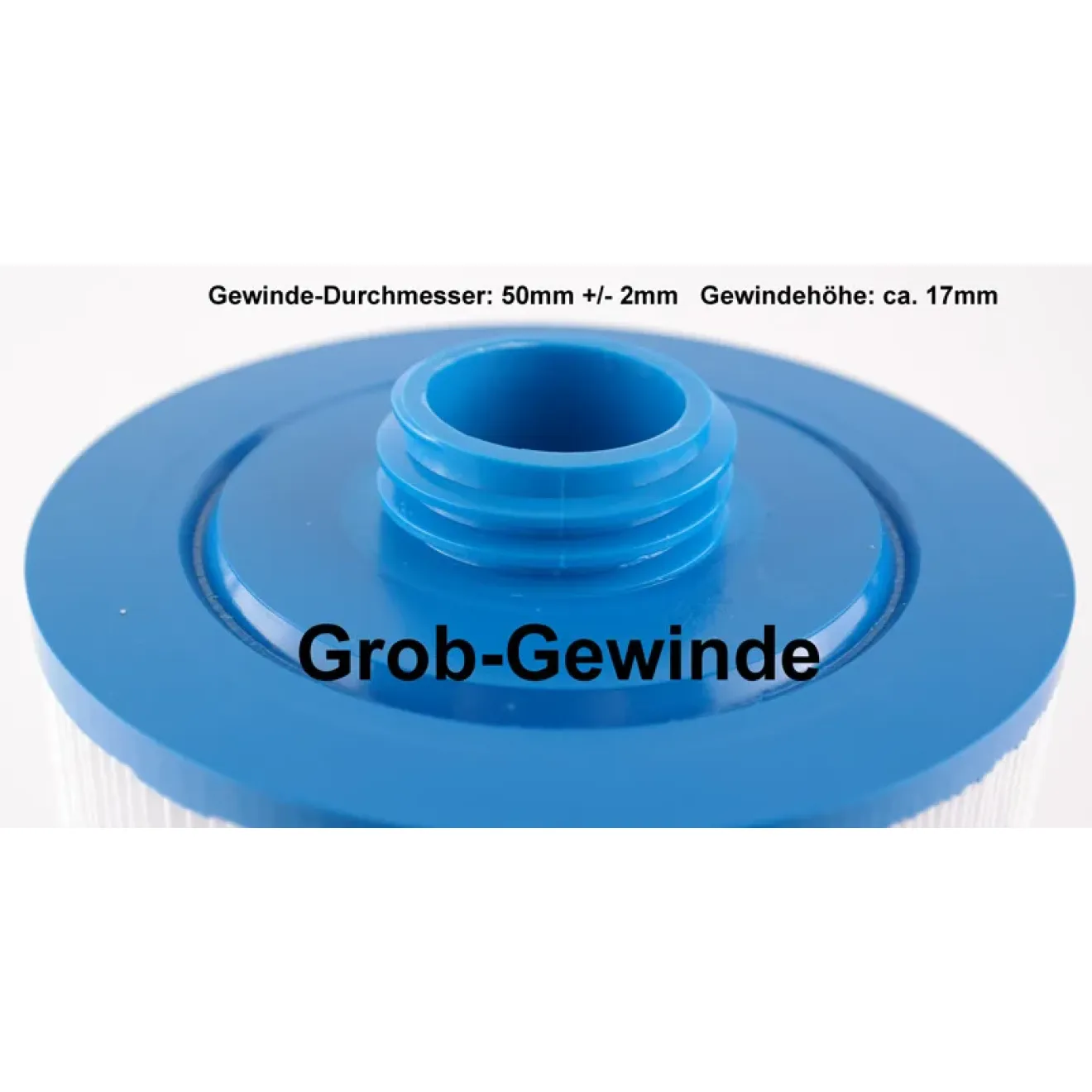 Lamellenfilter Jazzi Whirlpool (Grobgewinde)
