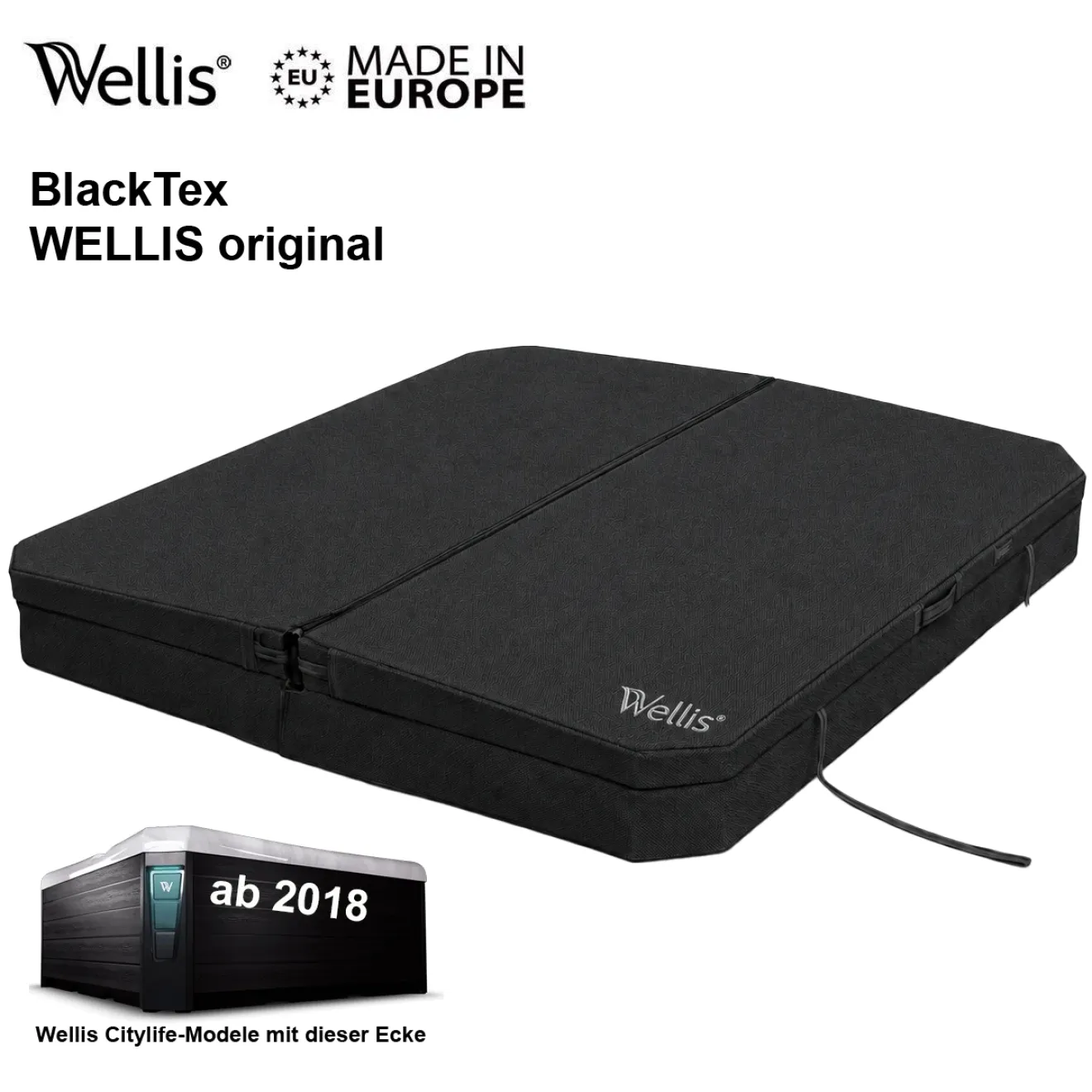 Thermocover Wellis Whirlpool Elbrus Cityline ab 2018 (beachten Sie die Ecken)