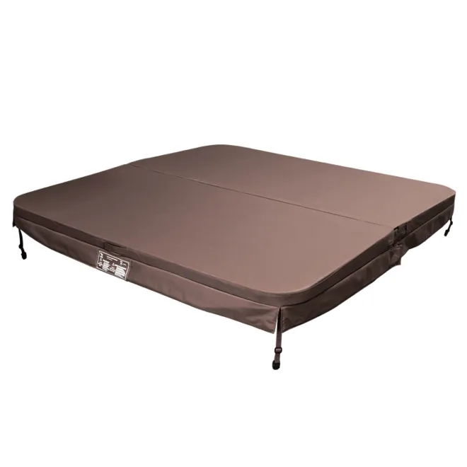 Weather Shield Thermocover braun 218cm x 206cm - Radius: 20cm Spacover Altamar Spa Cover - Sundance Spas