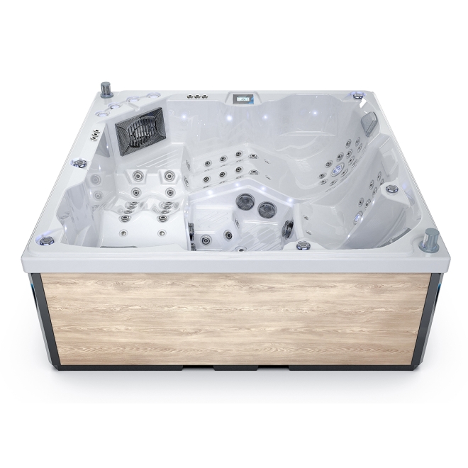 Familien Whirlpool L508 mit USA Balboa Steuerung 2 Liegen 3 Sitze - 230x230cm