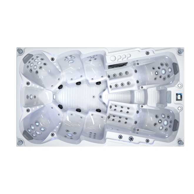 Grosser Familien Whirlpool 2 Liegen - 7 Sitze - Balboa