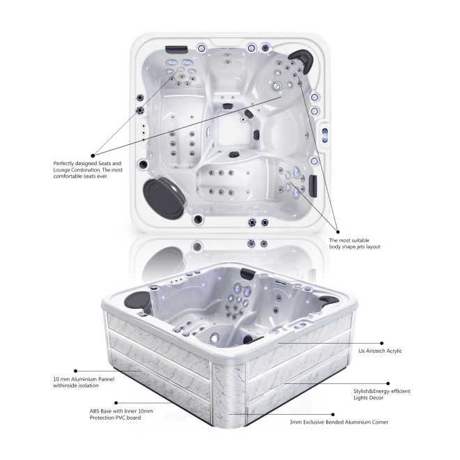WHIRLPOOL ZR802 - Garten Whirlpool - Outdoor Whirlpool Testsieger