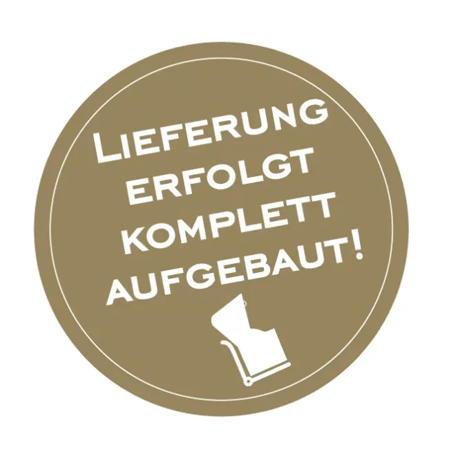 Anlieferung komplett aufgebaut. Strandkorb Single 80cm - MAHAGONI HOLZ
