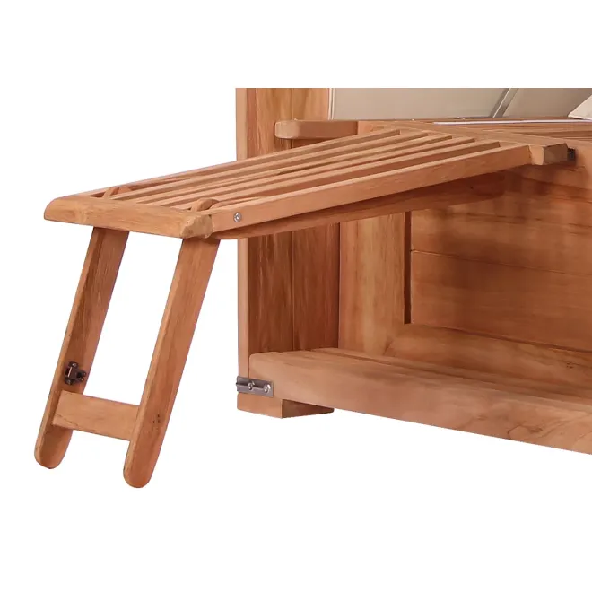 TEAK STRANDKORB PREMIUM - MASSIVE QUALITAET - HOCHWERTIGES TEAK HOLZ