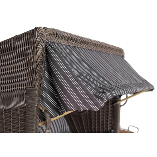 Strandkorb Sylt Teak 2.5 XXL - Premiumqualität