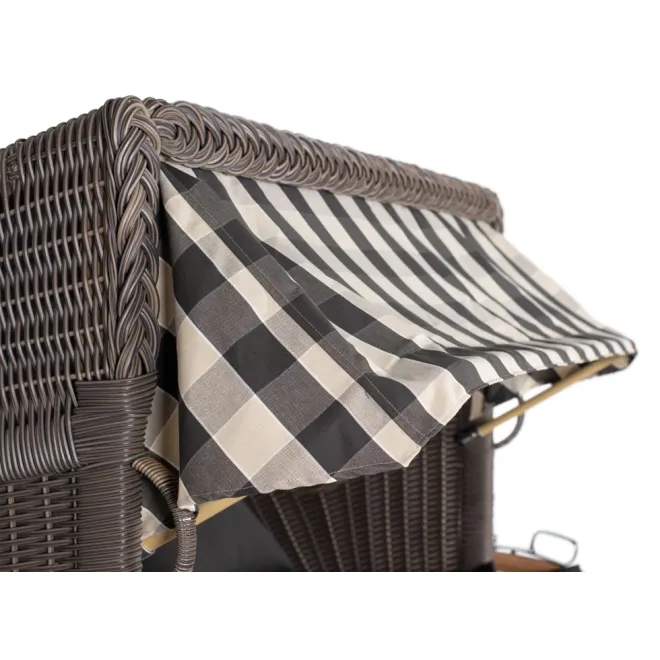 Strandkorb Sylt Teak 2.5 XXL - Premiumqualität