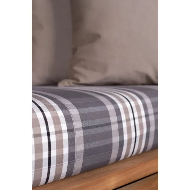 2.5-SITZER TEAK STRANDKORB SYLT MIT BULLAUGEN GREY DESIGN 522
