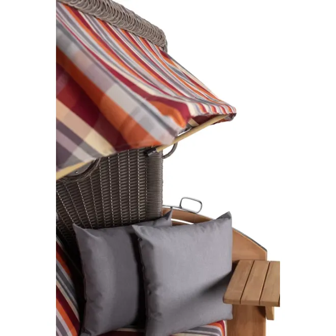 Strandkorb Sylt Teak 2.5 XXL - Premiumqualität