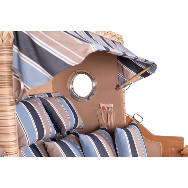 Strandkorb Teak 3er XXL - Premiumqualität