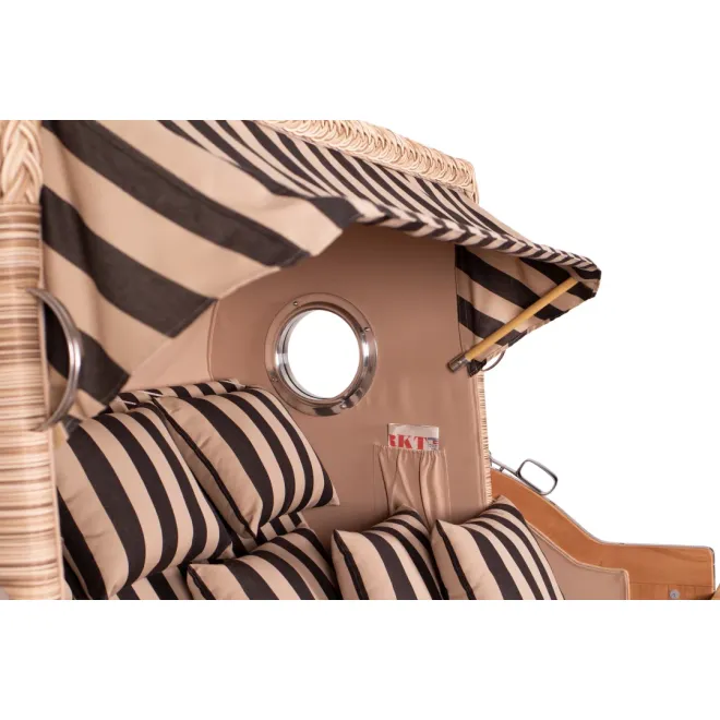 Strandkorb Teak 3er XXL - Premiumqualität